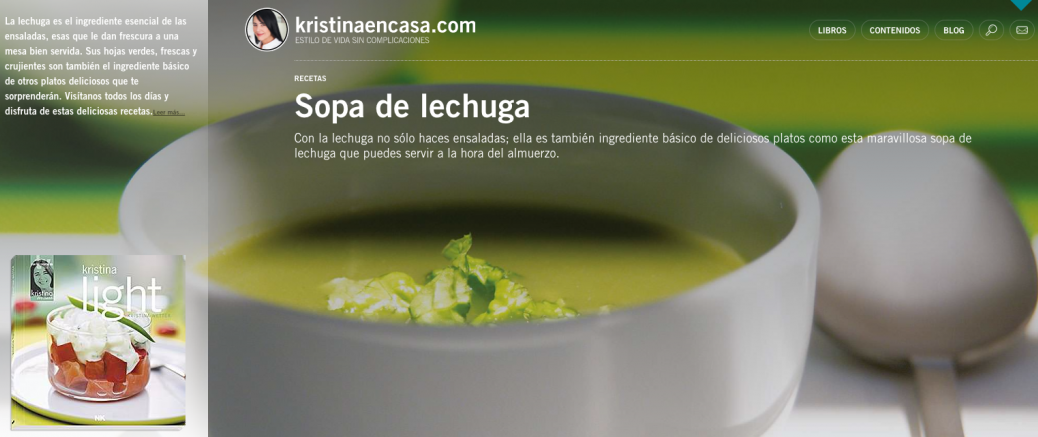 Kristina en casa